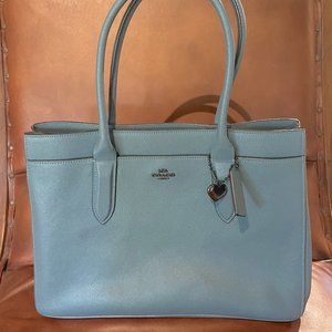 COACH leather tote bag
